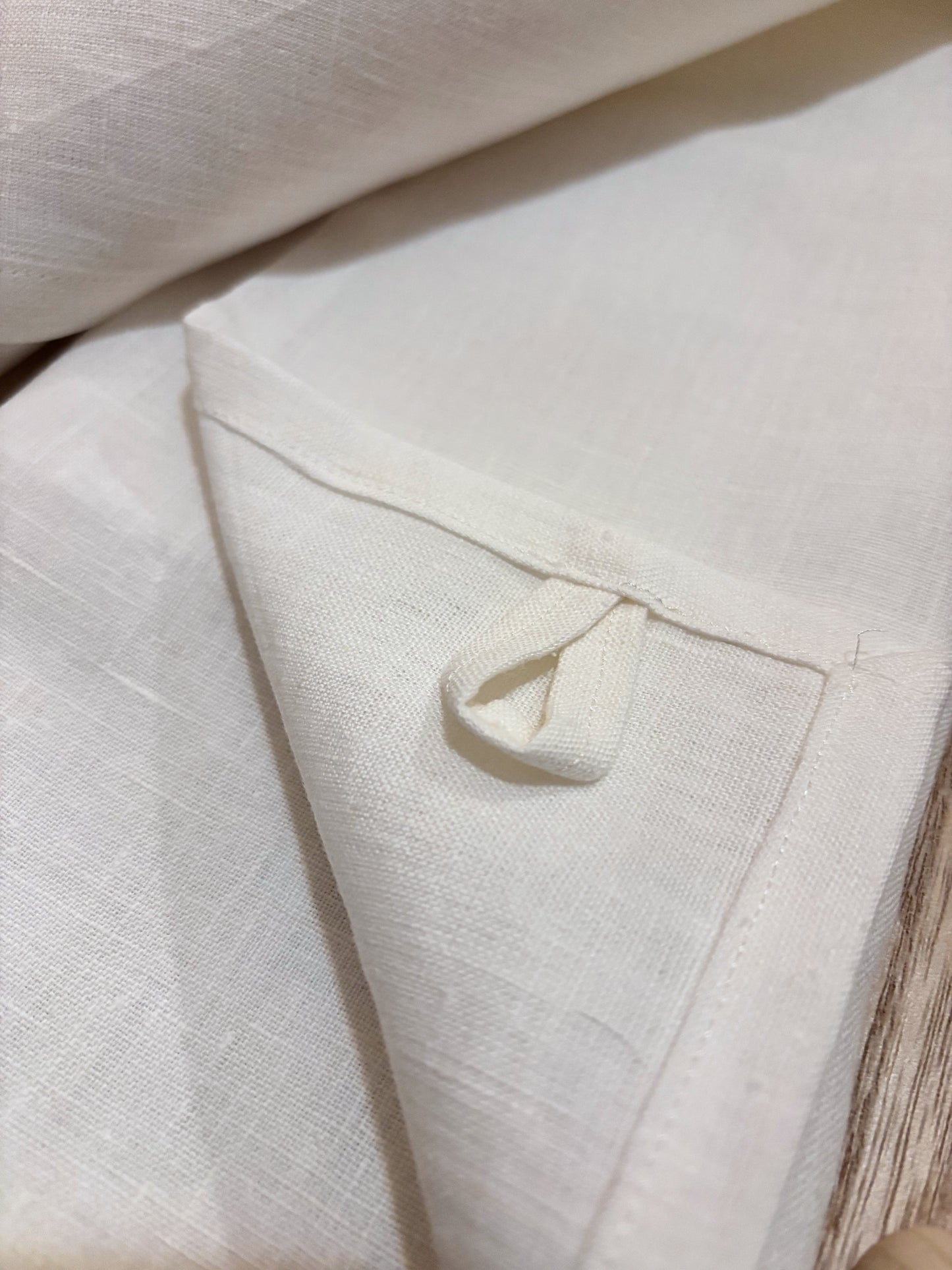 Newlywed Gift Linen Hand Towel  | Embroidered Mr. & Mrs. Design