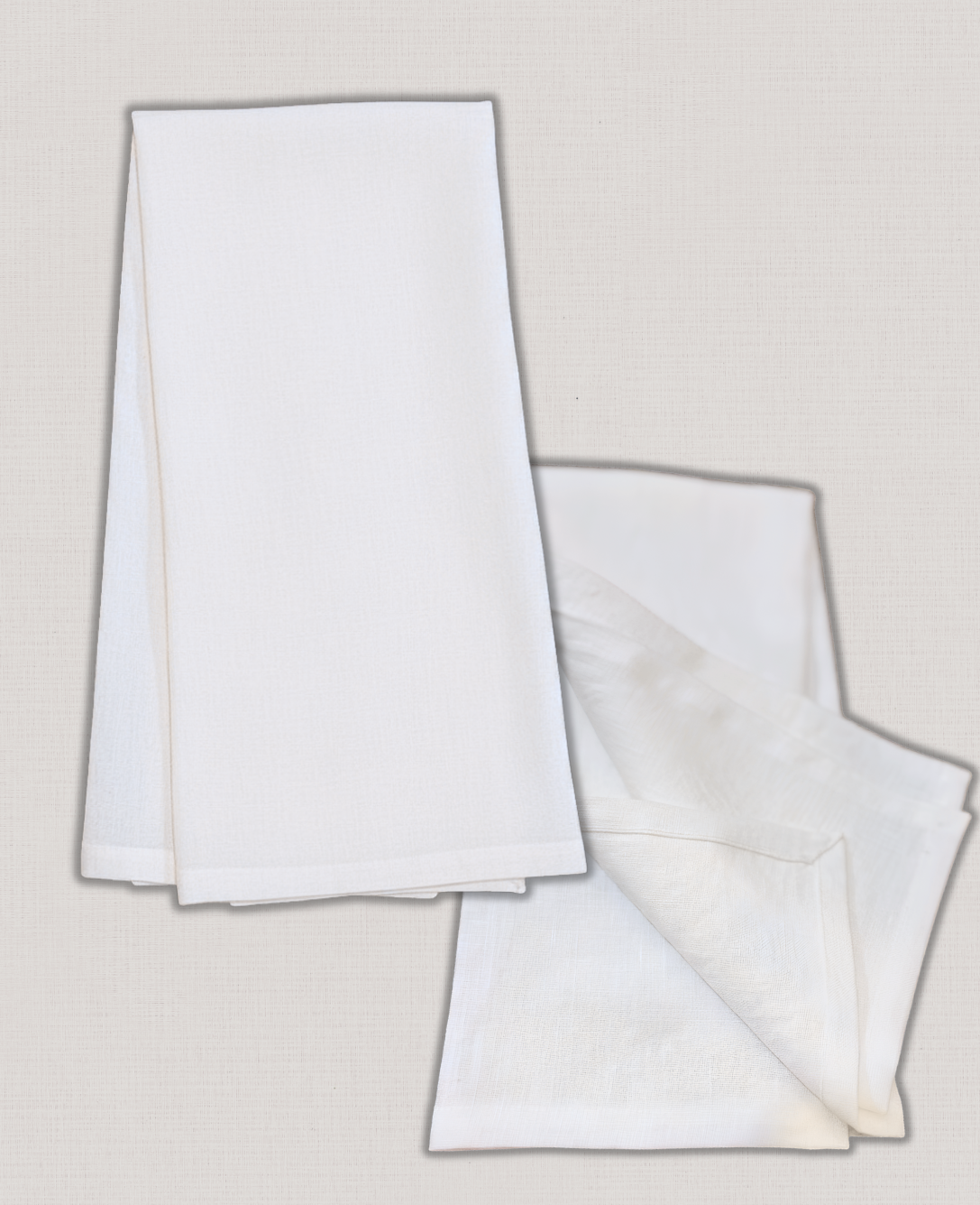 linen kitchen towel custom embroidery