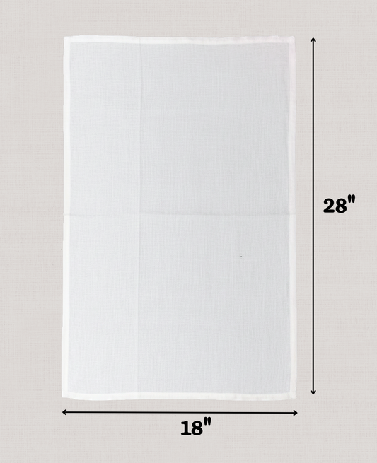 linen hand towel dimensions