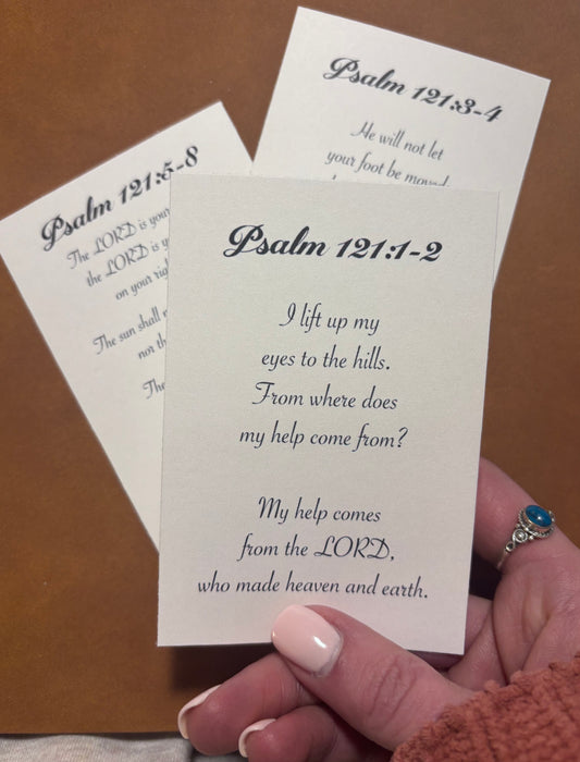 Psalm 121 Scripture Memory Cards (Digital Download)