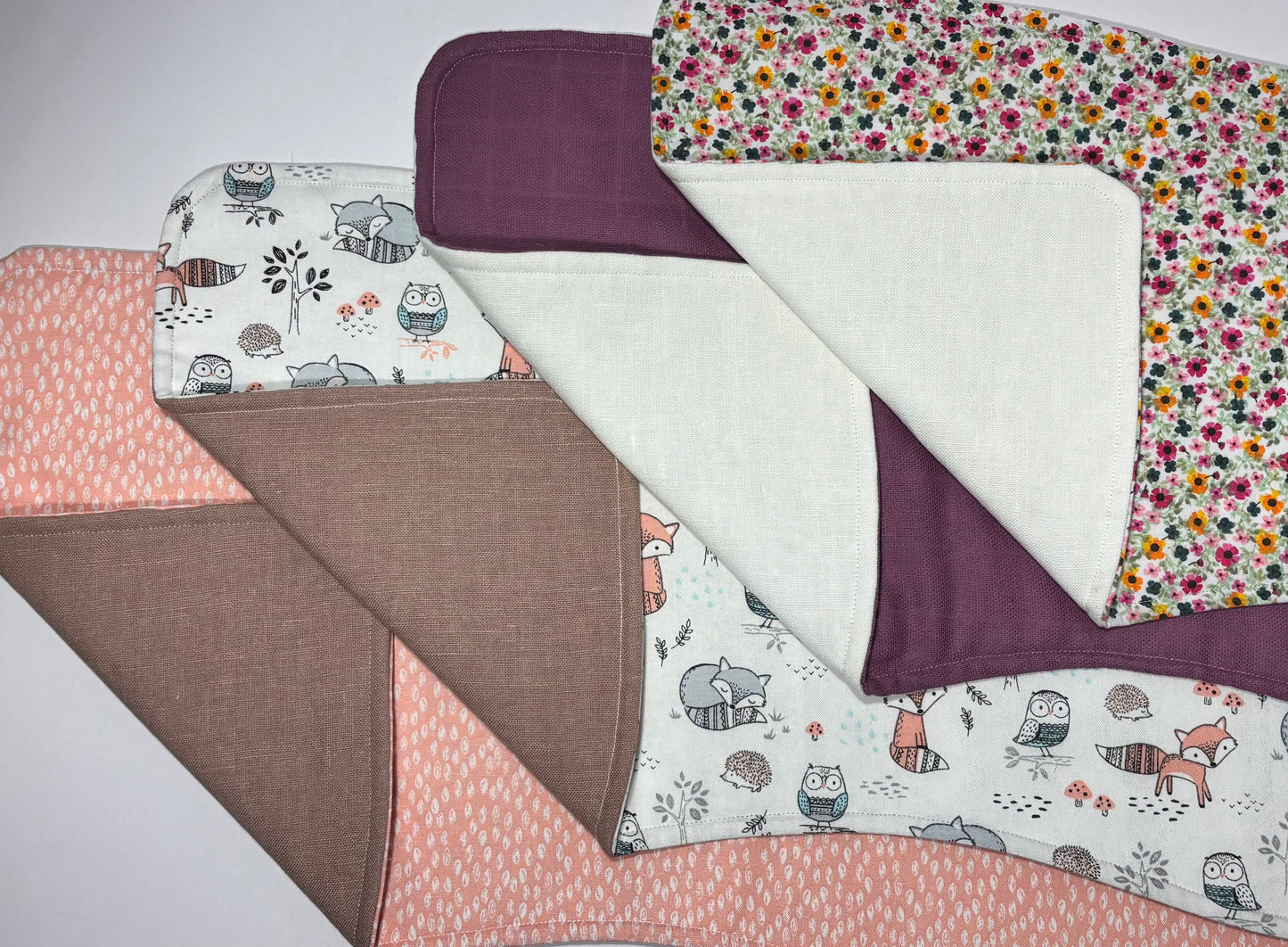 Ready-to-Gift Baby Burp Cloth Set