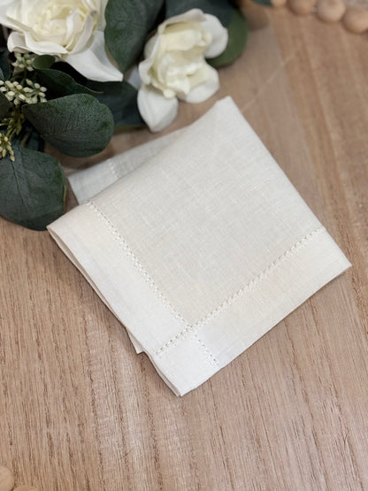 Custom Embroidered Linen Handkerchief