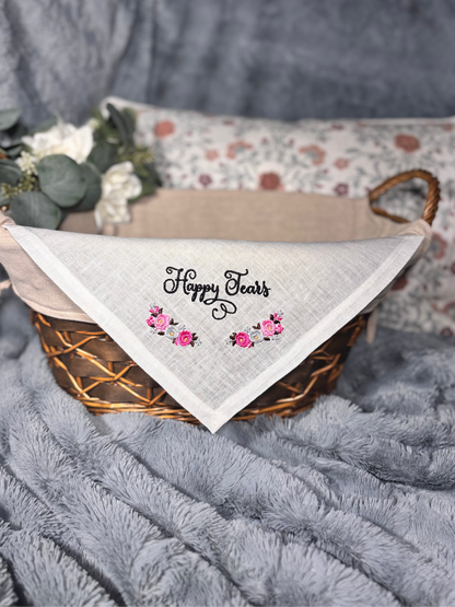 For Your Happy Tears Handkerchief | Bridal Keepsake