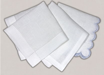 Custom Embroidered Linen Handkerchief